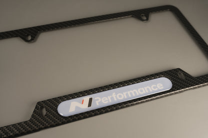 License Plate Frame Hyundai N Performance for Elantra N Kona N Veloster N (blue)