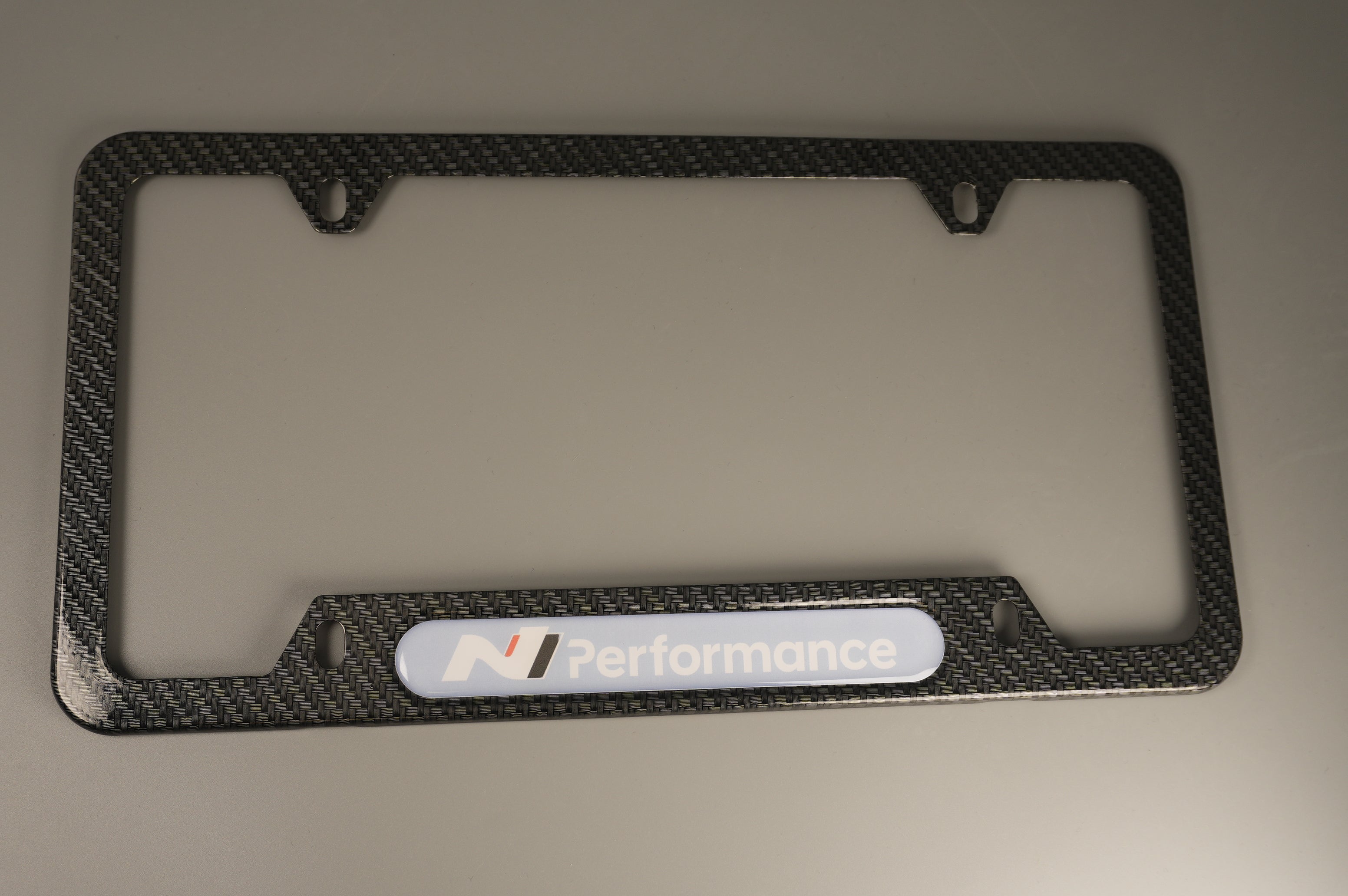 License Plate Frame Hyundai N Performance for Elantra N Kona N Veloster N (blue)