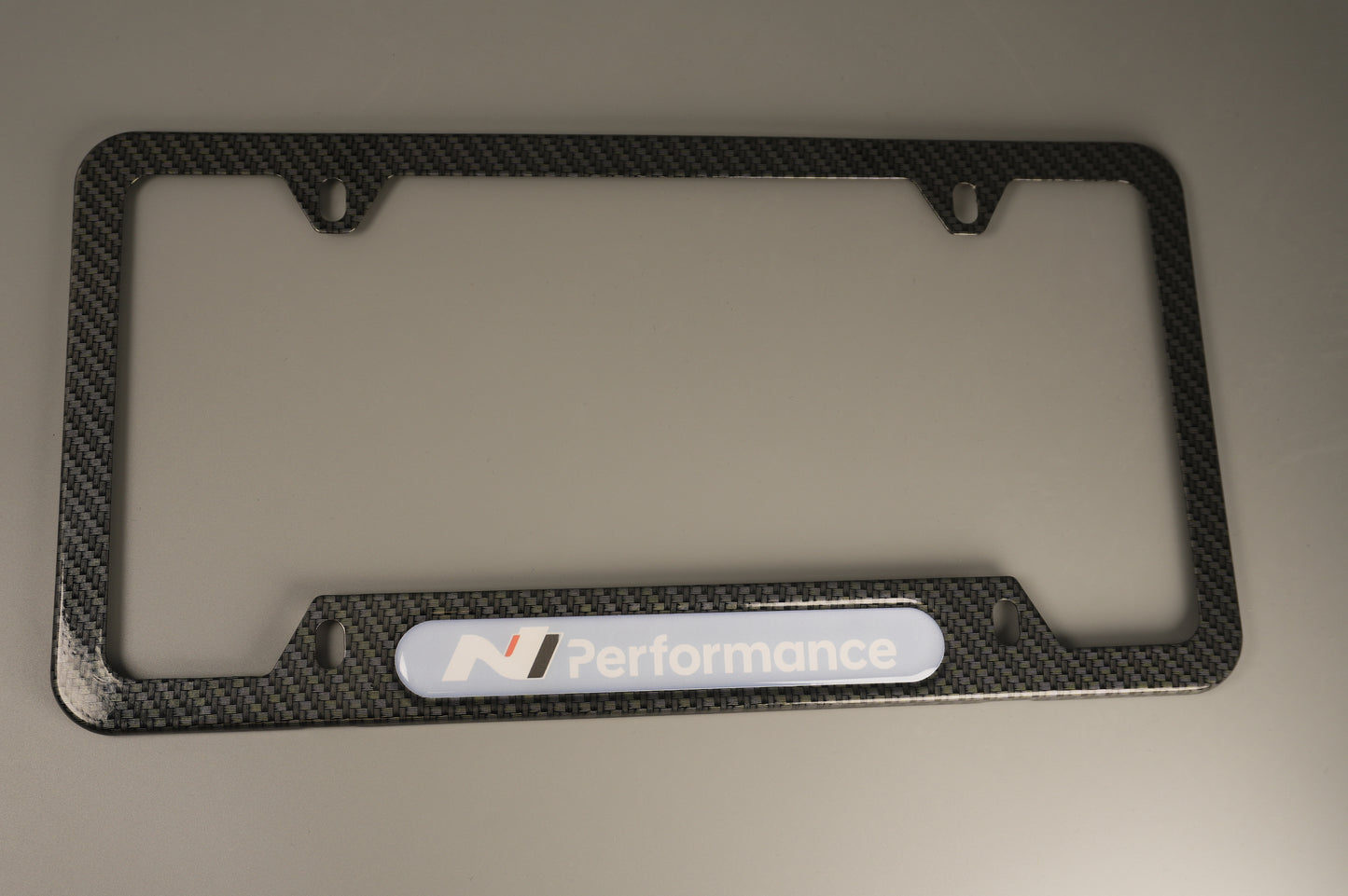 License Plate Frame Hyundai N Performance for Elantra N Kona N Veloster N (blue)