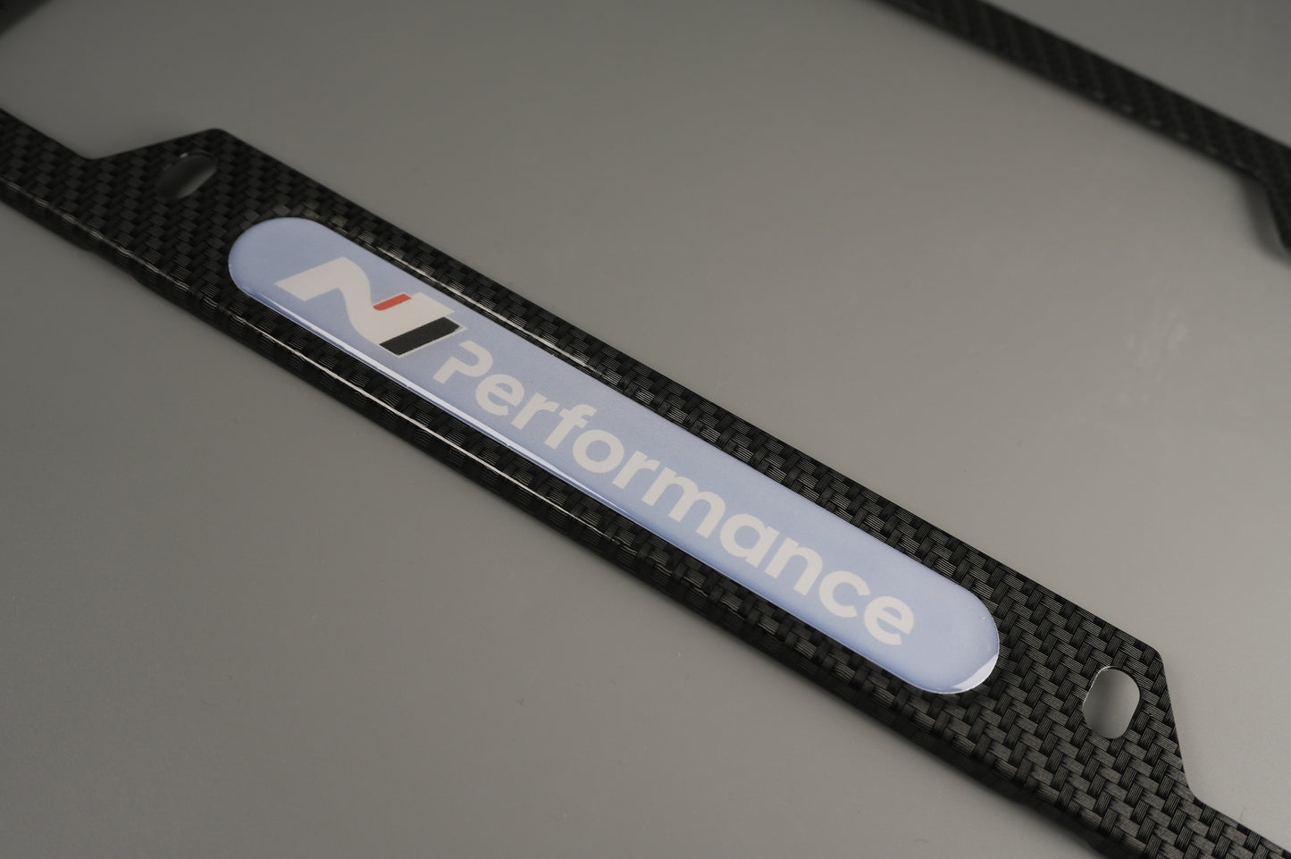 License Plate Frame Hyundai N Performance for Elantra N Kona N Veloster N (blue)
