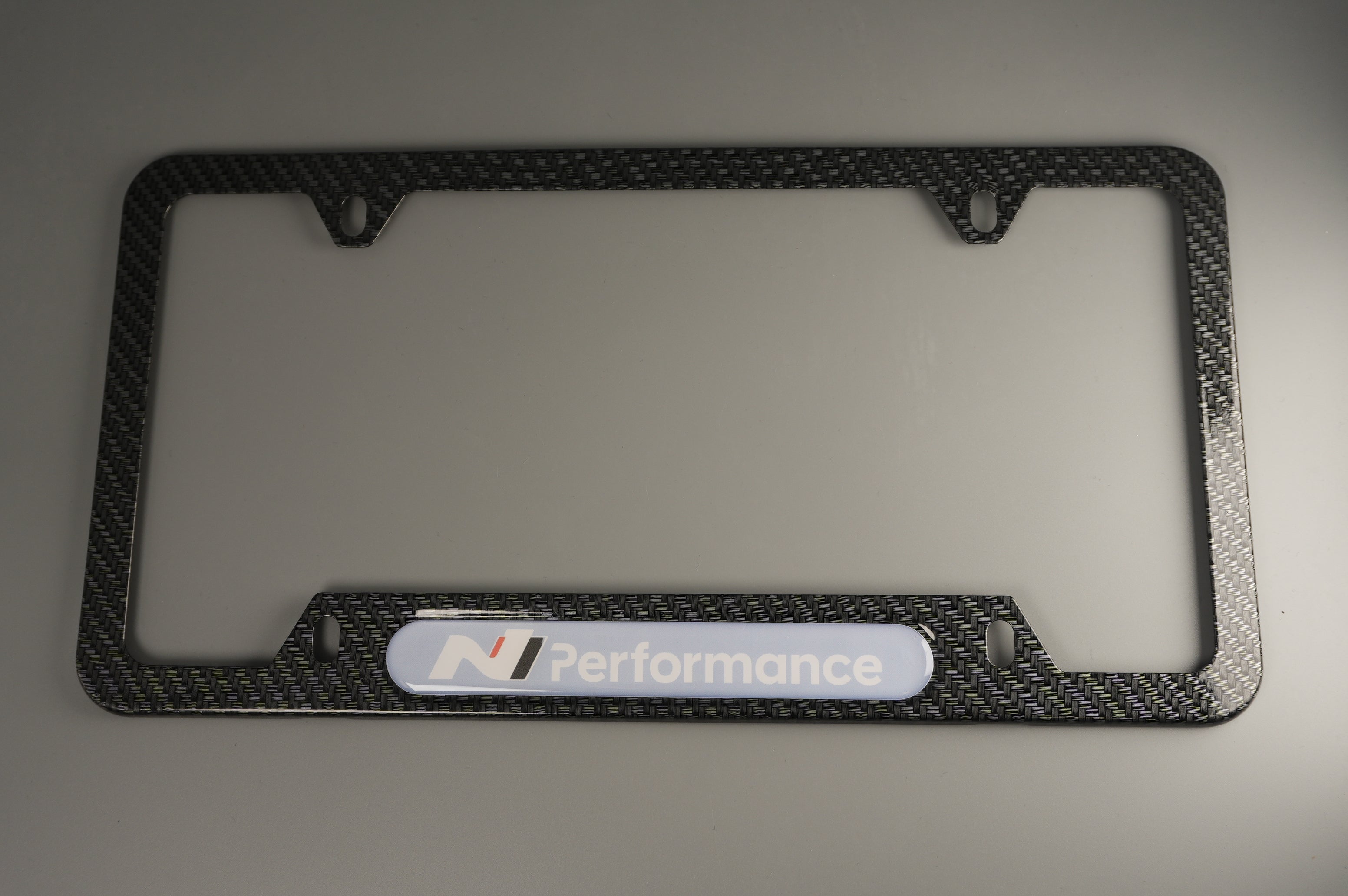 License Plate Frame Hyundai N Performance for Elantra N Kona N Veloster N (blue)