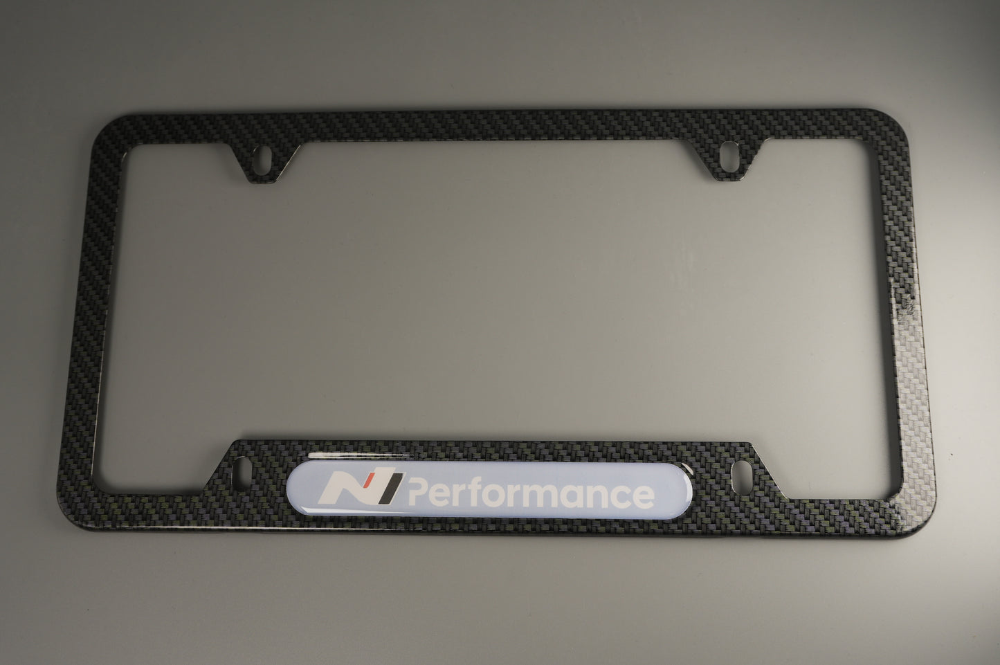 License Plate Frame Hyundai N Performance for Elantra N Kona N Veloster N (blue)
