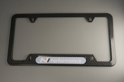 License Plate Frame Hyundai N Performance for Elantra N Kona N Veloster N (blue)