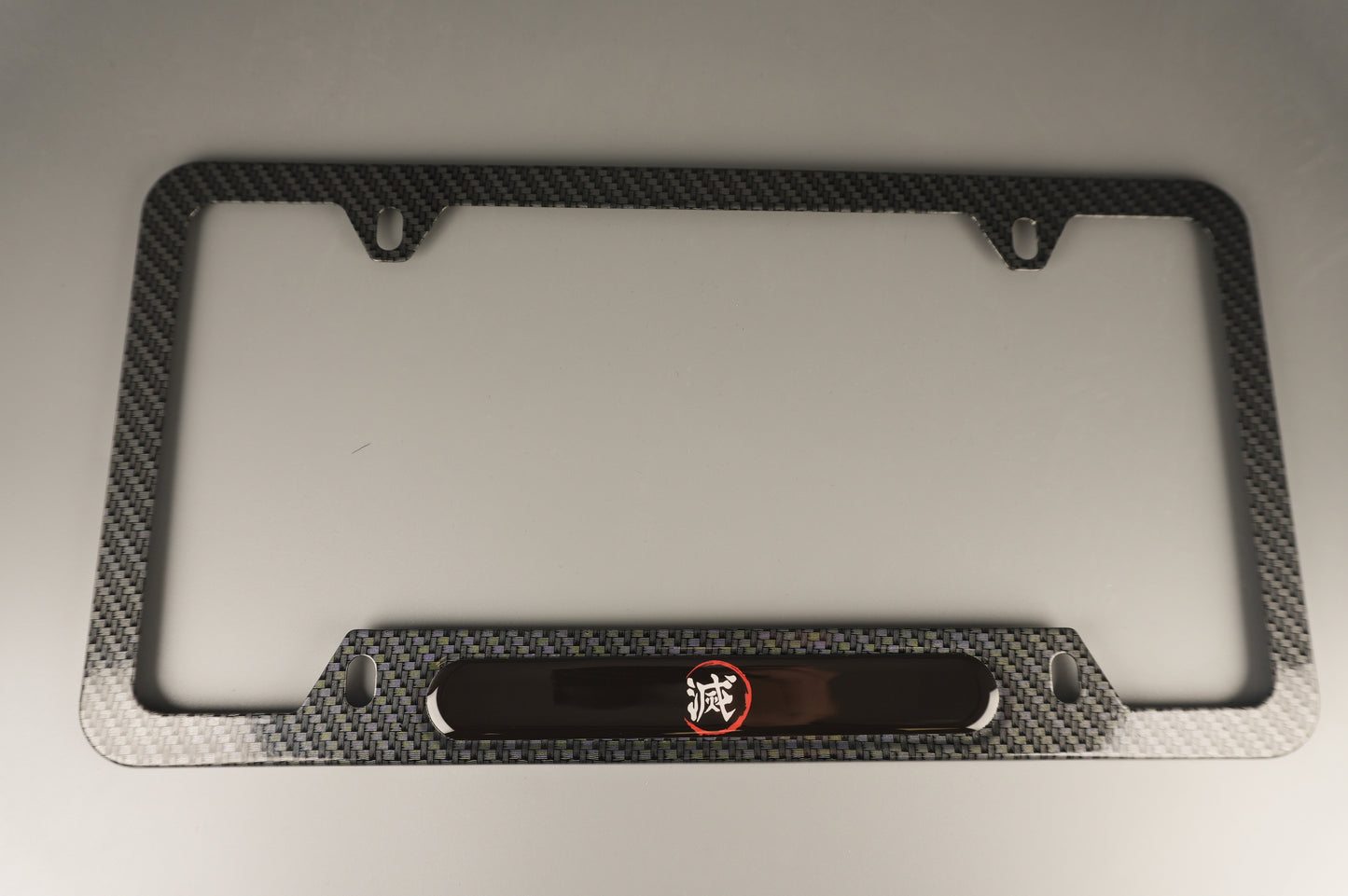 License Plate Frame team 滅 which means “to obliterate”