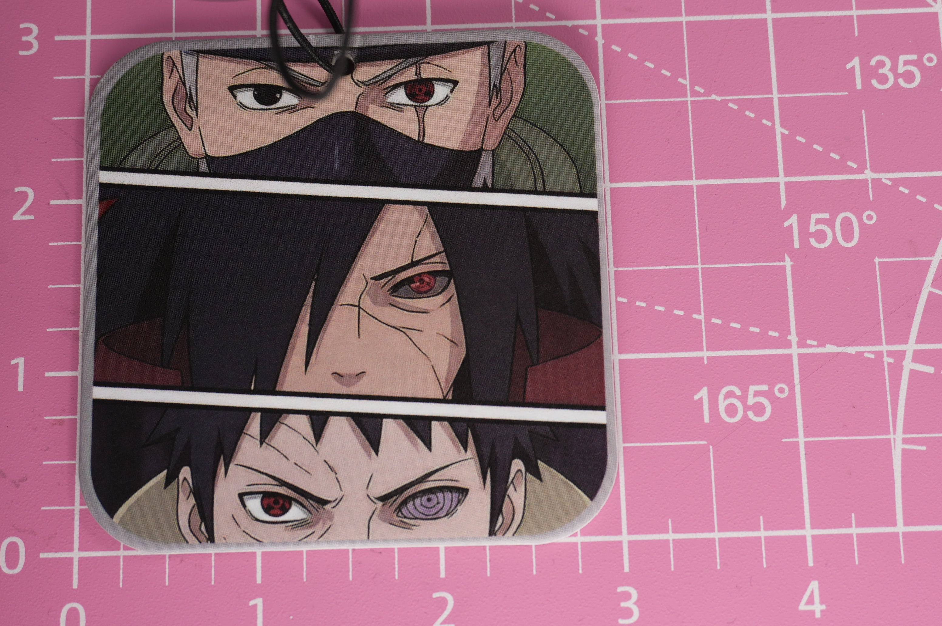Uchiha Anime Car Air Freshener | Long-Lasting Auto or Home Odor Eliminator