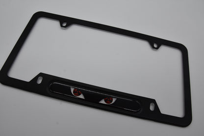 Anime Naruto 万華鏡写輪眼 (Mangekyō Sharingan) Obito Kakashi  License plate frame