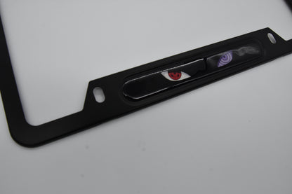 Anime Naruto Sharingan Rennigan  License plate frame
