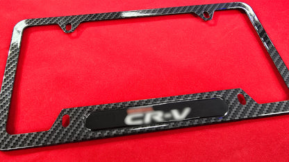 Liscense Plate Frame HND CRV aluminum and free plate cover