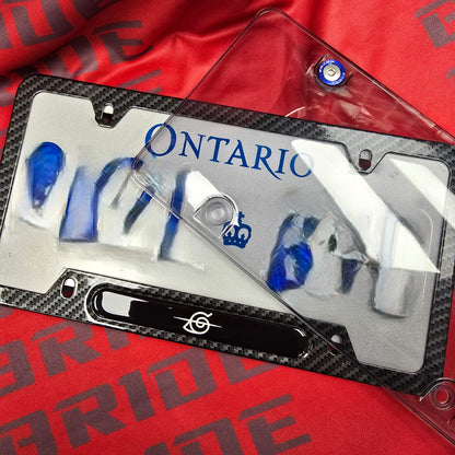 License Plate Frame Naruto Itachi Sasuke Obito Konoha Akatsuki aluminum