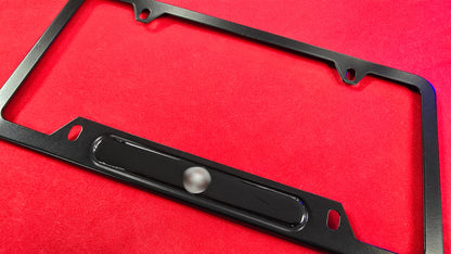 Liscense Plate Frame JAG1 aluminum and free plate cover