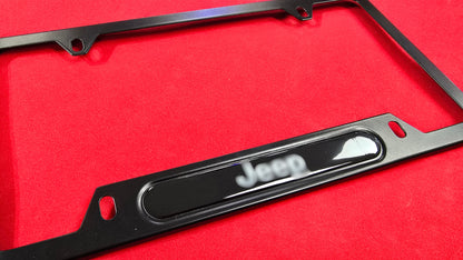 License Plate Frame JEEP1 aluminum alloy