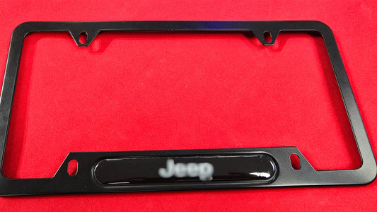 License Plate Frame JEEP1 aluminum alloy
