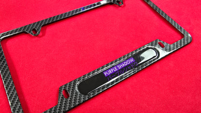 License Plate Frame PURPLESHADOW initial D metal plate frame alloy