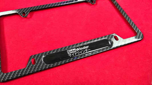 License Plate Frame anime  INITAL D SIDEWINDERS aluminum