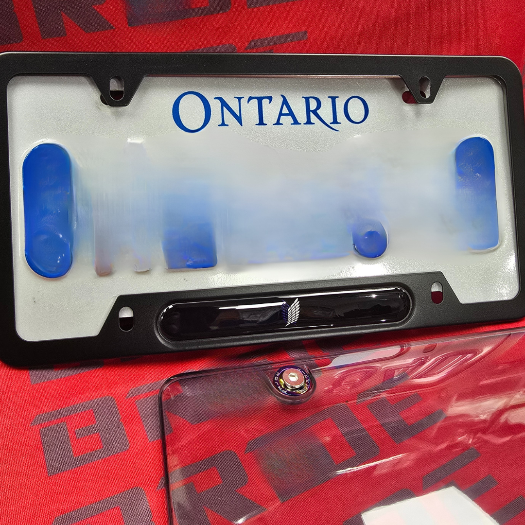 Anime Attack on Titan Wings of Freedom aluminum License plate frame