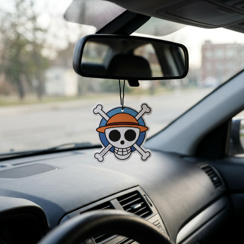 Jolly Roger Car Air Freshener | Long-Lasting Auto or Home Odor Eliminator