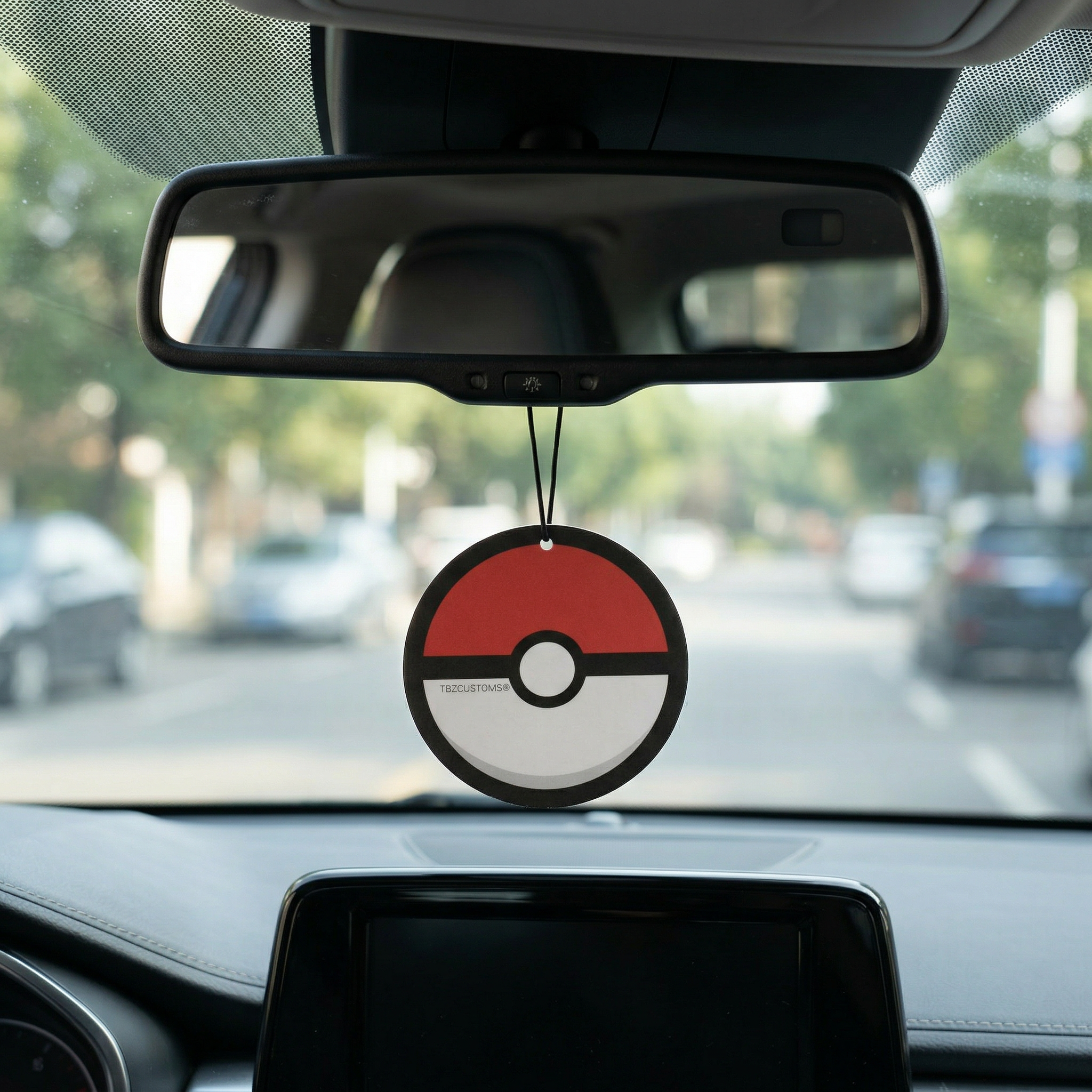Poke Ball Car Air Freshener Can | Long-Lasting Auto or Home Odor Eliminator